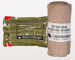 FLAT FOLD Emergency Trauma Dressing 6