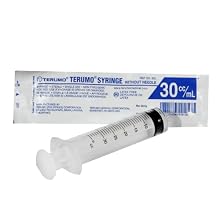 Syringe 30cc Luer Lock Tip Sterile (Pack of 10)