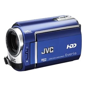 JVC GZ-MG330A Slim HDD/microSD Hybrid Camcorder With Konica Minolta Lens (35x Optical Zoom)
