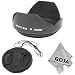 Essential Kit for CANON Rebel (T3i T3 T2 T2i T1i XT XTi XSi XS), CANON EOS (1100D 600D 550D 500D 450D 400D 350D 300D 7D 60D) - Includes: 58MM Tulip Flower Lens Hood + Center-Pinch Lens Cap + Premium MagicFiber Microfiber Cleaning Cloth