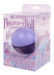 Doc Johnson Wireless Waterproof Phthalate Free 3-Speed Purple Bullet Ball Vibrator