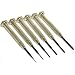 6 Grobet Precision Screwdrivers Watch Tool Set USA