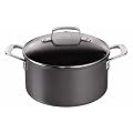 Tefal by Jamie Oliver 24 cm Hard Anodised Stewpot with Lid, Induction Compatible