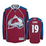 SAKIC #19 Colorado Avalanche RBK Premier NHL Hockey Jersey by Reebok (NHLPA Certified Custom Sewn Authentic Twill)
