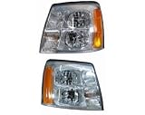 NEW PAIR HEADLIGHT HEAD LIGHT LAMP 2002 CADILLAC ESCALADE