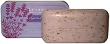 Asquith & Somerset Lavender With Lavender Pieces Exfoliating Massage Bar In Tin 12 Oz. From England
