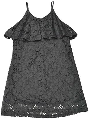 Lot Apparel Big Girls' Fashion Lace Dress 14 Black