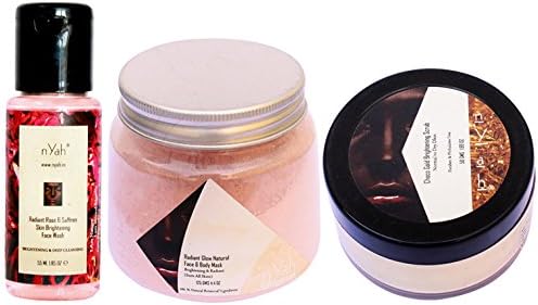 Nyah - Rose Glow Skin Care Kit - 3PC