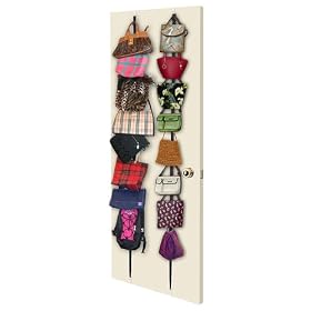 <b>Over the Door Purse Storage Rack</b>