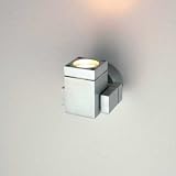 Massive Aluminium Outdoor Wandleuchte, Mason 05, Hochvolt Halogen, 1 x 35W, 230VAC, GU10, IP54