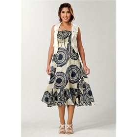 Women's Lauren Kiyomi Printed Voile Strapless Dress (Maternity) - More Colors Available