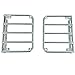 Kenteam 07-15 Jeep Wrangler JK Chrome Euro Real Tail Light Guards Lamp Light Covers-1 Pair