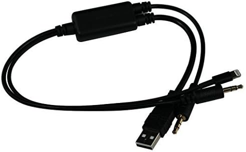 KAK AUX CABLE Lightning Cable cord to USB &amp; 3.5mm AUX Cable adapter Lead Wire For BMW Series MINI For iPHONE 5 5S 5C Ipod Ipad AIR ,IPAD MINI