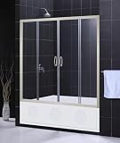 Dreamline SHDR-1160586-04 Visions Shower Tub Door, Brushed Nickel