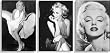 Marilyn Monroe Poster Set of 3 Large Posters