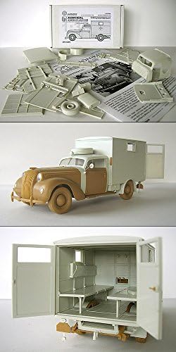 Lead Warrior 1:35 Opel-Admiral Ambulance Resin Conversion for ICM Kit #35206