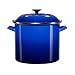 Le Creuset Enamel-on-Steel 12-Quart Covered Stockpot, Cobalt Blue