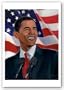 (13x19) President Barack Obama American Flag Brown Art Print Poster