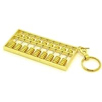 Brass Abacus Keychain
