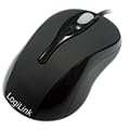 LogiLink Maus optisch USB Mini mit LED schwarz