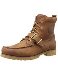 Shoes: Polo Ralph Lauren Mens Redmond Boot, Tan, 10.5 D US - Polo Ralph Lauren