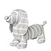 CoCaLo Mix & Match Dachshund Plush Toy, Silver