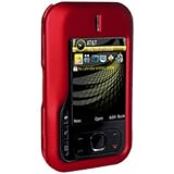 Amzer Rubberized Snap On Crystal Hard Case for Nokia Surge 6790 (Red)