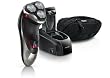Philips PT927/21 Rasierer PowerTouch Pro inkl. Reinigungsstation, ausklappbarer Trimmer/metall-schwarz