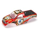 Team Losi 1 18 Dodge Raminator Painted Body w Stickers, Red by TEAMLOSI