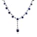 Bling Jewelry Art Deco Flower Crown Set CZ Sapphire Color... Bling Jewelry Art Deco Flower Crown Set CZ Sapphire Color...