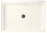 Swanstone SS-3248-072 48-Inch by 32-Inch by 5-1/2-Inch Single Threshold Shower Floor, Pebble Finish