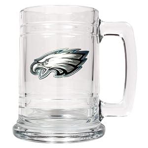Philadelphia Eagles – NFL 15oz Glass Tankard (Primary Logo)