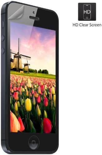 Berlin Gear Apple iPhone 5S / 5C / 5 High Definition Crystal Clear Screen Protectors with Anti-Scratch Coating (3-Pack)