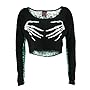 Too Fast Brand Fashion-Top SKELETON HANDS black-bl&hellip Too Fast Brand