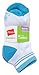 Hanes Ultimate Girls' 4-Pack Low-Cut Ankle Socks, Assorted, Small