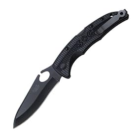 SOG Specialty Knives and Tools SP-23 SOGzilla Ti-Ni, Large (Black)