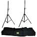 Musical Instruments : Pyle-Pro PSTK103 Heavy-Duty Aluminum Anodizing Dual Speaker Stand with Traveling Bag Kit