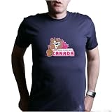 WHAT HAPPENS IN CANADA, STAYS IN CANADA T-Shirt - 100% Fine Jersey Combed Cotton MENS / UNISEX T-Shirt - Sweat Shop Free