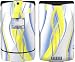 Double Helix Yellow Design Protective Skin Decal Faceplate for Motorola RAZR V3/ V3i/ V3c/ V3m/ V3r/ V3t Cell Phones