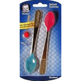Gerber NUK Soft Bite Infant Spoon, 2-Count (6-Pack)