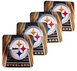Pittsburgh Steelers NFL Football Set of 4 Rubber Coaster