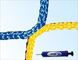 Tornetze (Paar), Fußball, Senior, 2farbig, 4mm, Tiefe 0,8 x 2,0m