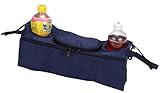 Anniversarich ベビーカー ドリンク ホルダー 小物入れ ポケット付 (,ネイビー)