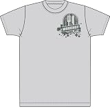 WORKING!! デザインTシャツ GRAY ぽぷら&まひる サイズ:L