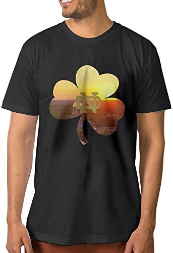 GBABY3 Men's Tshirt University Of ND Logo Black Size M