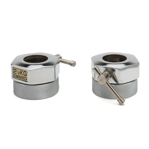 Ivanko Olympic Chrome Pressure Ring Collars with Spin Lock Pair for use