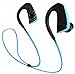 Jarv Pure Fit Sport Wireless Bluetooth Earbuds - Sweatproof and Water Resistant, Ear Hook Design Bluetooth Headphones [NOW SHIPPING NEW 2016 UPDATED VERSION] - Blue