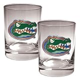 Florida Gators NCAA 2pc Rocks Glass Set