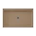 Swan SF03454MD.091 54-in L x 34-in W x 5.5-in H Solid Surface Shower Base, Barley