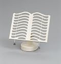 Cast Iron Cook Book Stand - Cream